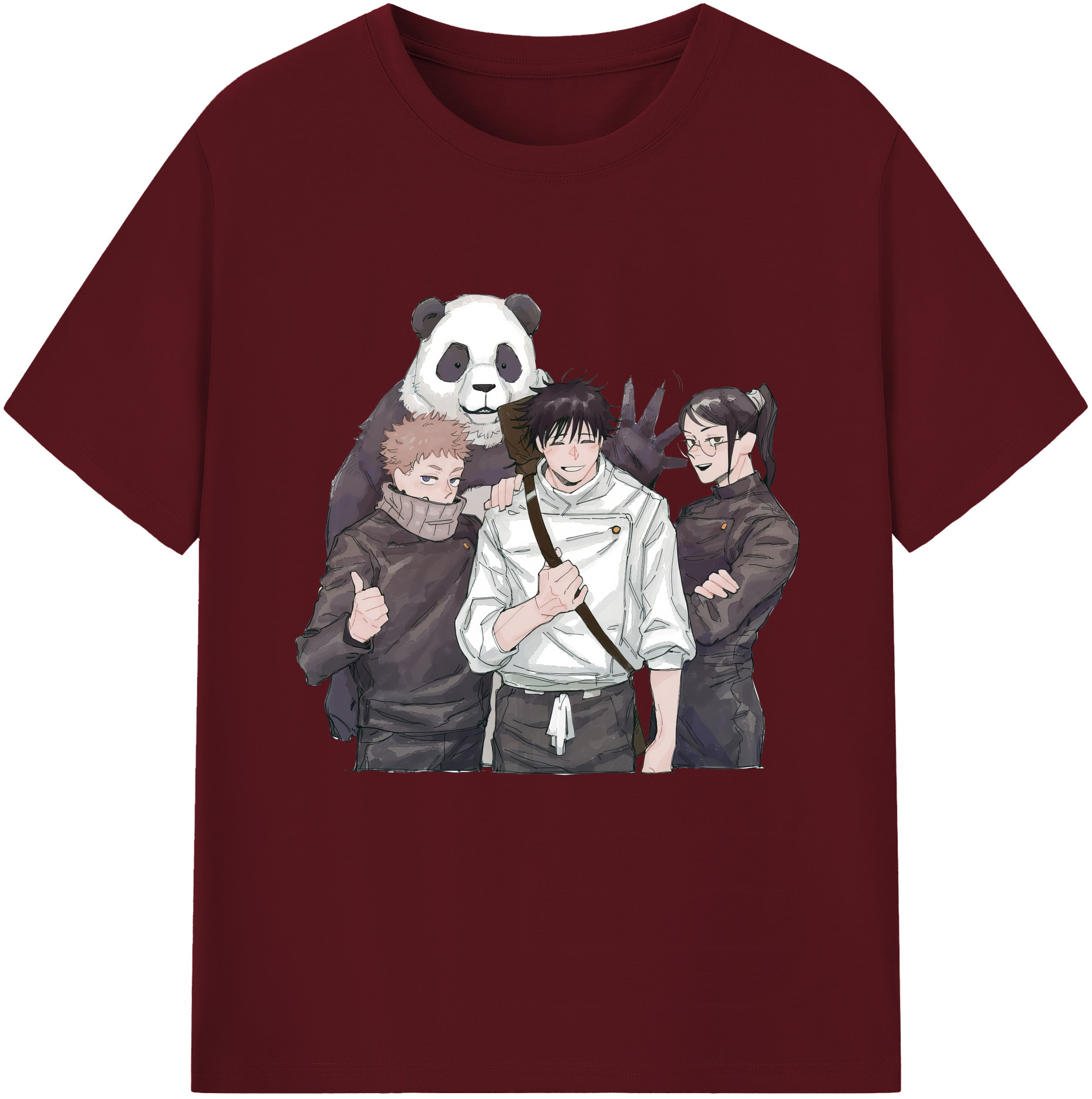 （画像用） 呪術廻戦 Jujutsu Kaisen 綿100％半袖Tシャツ（フロントプリント）